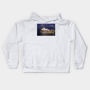 The Sydney Opera House, Sydney, NSW, Australia. Kids Hoodie